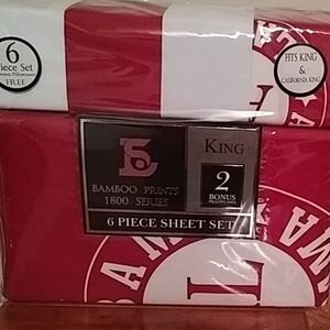 Alabama King Size Bed sheets) New